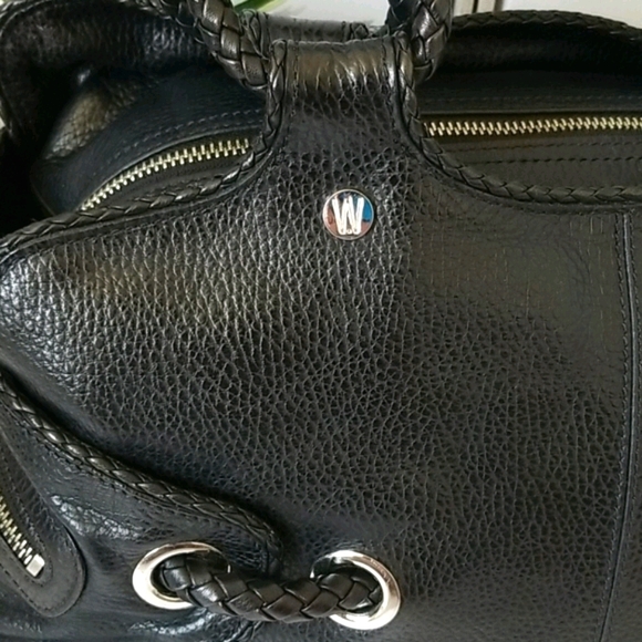 ♣️ Stuart Weitzman Leather Satchel Bag - Picture 3 of 8